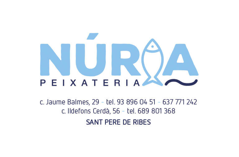 diseño grafico Sant Pere de Ribes Peixateria Nuria