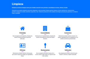 diseño pagina web para empresas de limpieza