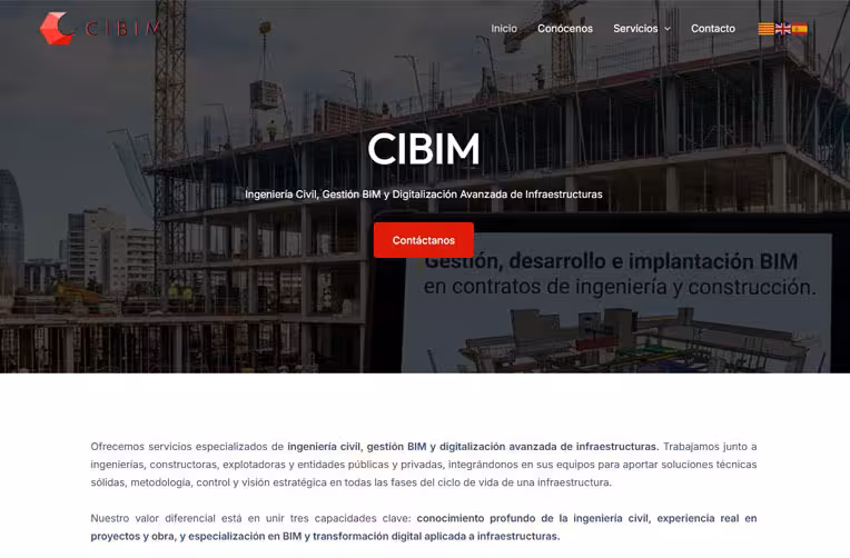 diseño web bim